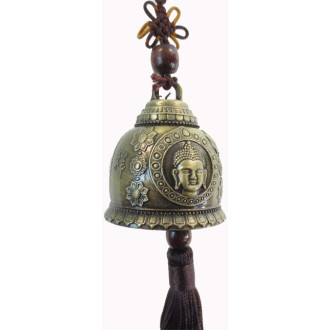 Cloche bonne chance motif bouddha -  Déco - cadeaux