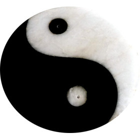 Porte encens ying yang 10 cm