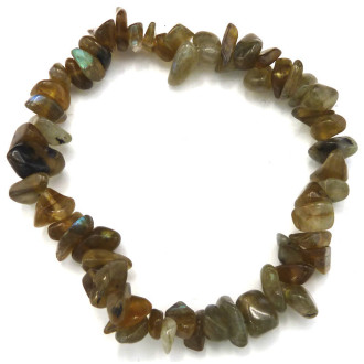 Bracelet Labradorite chips -  Pierres Lithothérapie