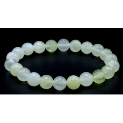 Bracelet Jade Verte perles 8mm