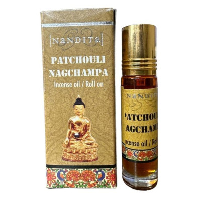 Huile parfumée nandita patchouli nag champa