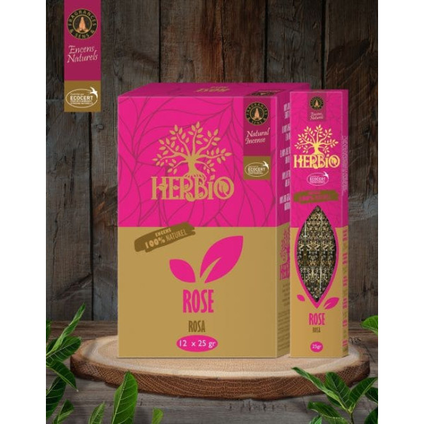 Encens Ecocert Herbio rose 25g