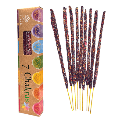 Encens Terra fagot stick de 20 gr 7 chakras