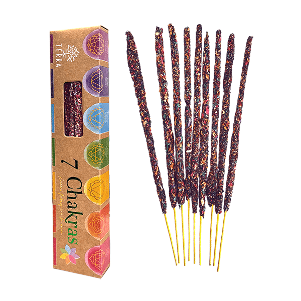 Encens Terra fagot stick de 20 gr 7 chakras