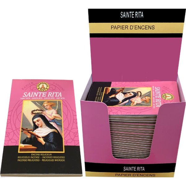 Papier d'encens Sainte Rita